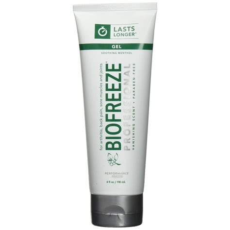 Biofreeze Professional Pain Relief Gel 4 oz. Tube Box of 12 - Walmart.com - Walmart.com