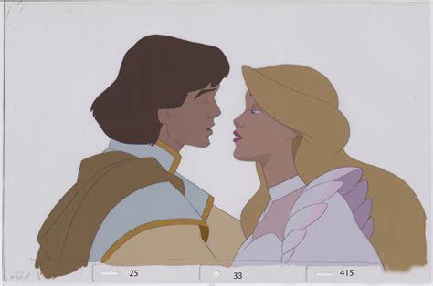 Art Cels Derek & Odette Kiss (Sequence 25-33) | Celluloid Art The Swan Princess