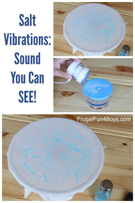 Salt Vibrations: Sounds You Can SEE! - Frugal Fun For Boys and Girls