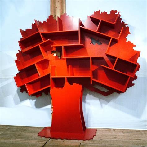 Tree Shaped Bookcases Adding Interest to Kids Room Decorating