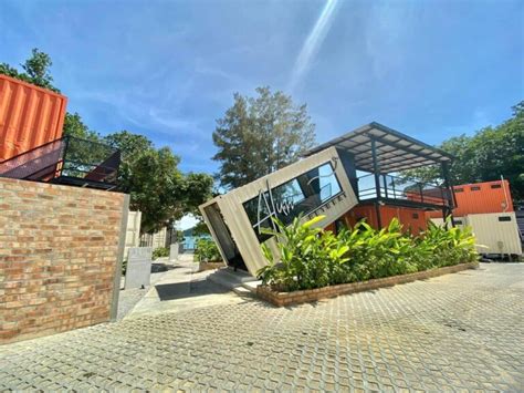 Alun Retreat, Hotel Kontena Betul-Betul Tepi Pantai di Pulau Pangkor ! - Surga Route