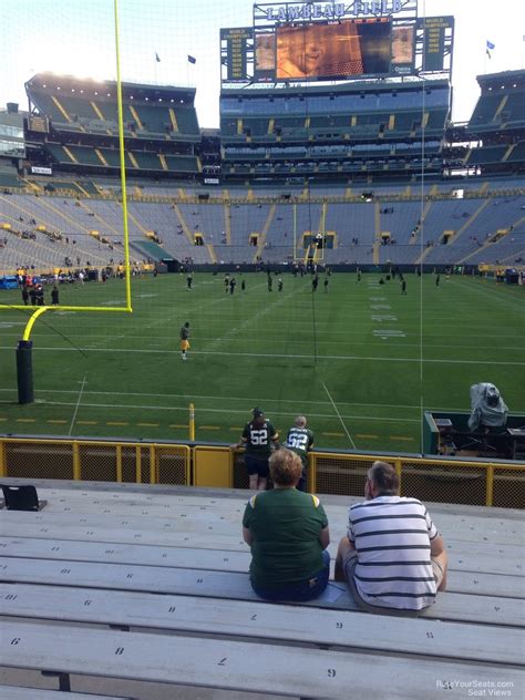 Lambeau Field Section 102 - RateYourSeats.com