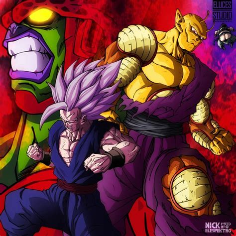 Gohan Beast y Orange Piccolo Vs Cell Max | Personajes de dragon ball ...