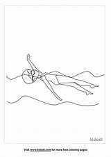 Free Backstroke Coloring Page  Printables Kidadl sketch template