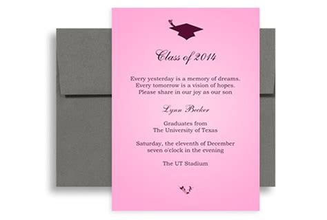 Graduation Party Invitation Word Templates - Invitation Design Blog