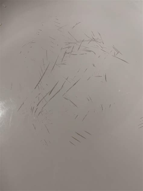 Fiberglass tub scratches/paint transfer : r/howto