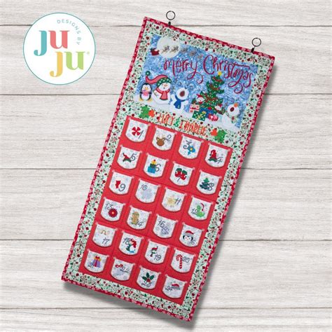 ITH Whimsical Advent Calendar | Machine Embroidery Designs by JuJu