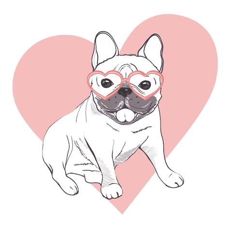 Adorable French Bulldog Drawing Cute - l2sanpiero