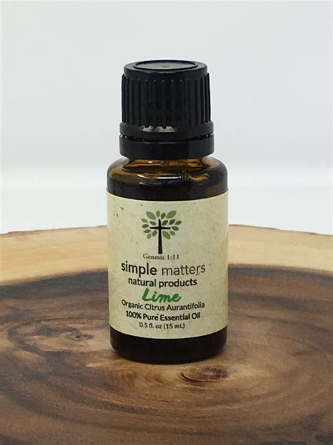 Lime Essential Oil - 15 mL – Simple Matters, LLC