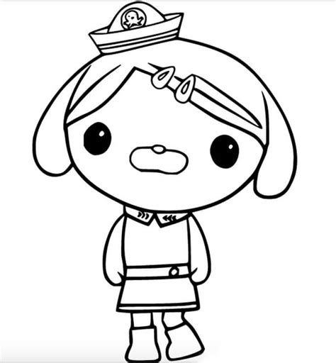 Beautiful Dashi Octonauts Coloring Page - Free Printable Coloring Pages for Kids