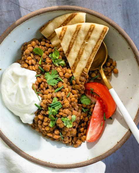 Seasoned Brown Lentils – A Couple Cooks