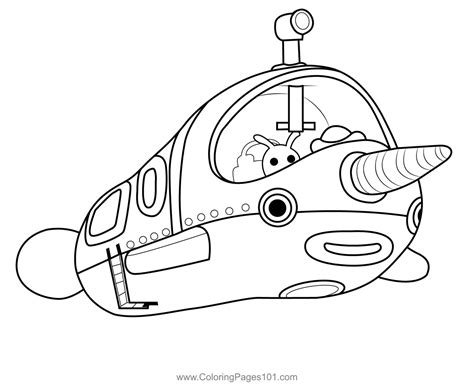 Gup-S Ship Octonauts Coloring Page for Kids - Free Octonauts Printable Coloring Pages Online for ...