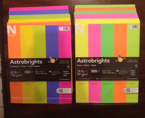 Neenah Paper Astrobrights Colored Paper and Card Stock