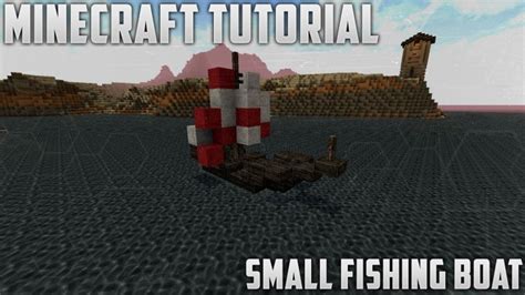 Minecraft Tutorial - Small Fishing Boat Minecraft Project