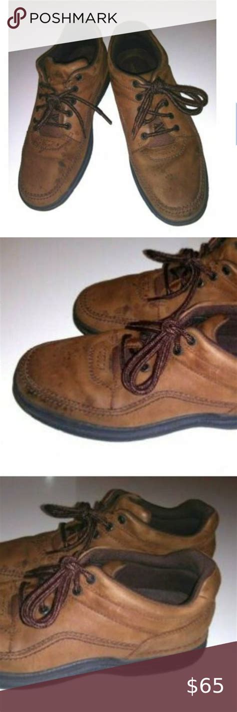 Rockport Men’s World Tour Brown Leather Lace Shoes Rockport World Tour Classic Walking Shoe ...