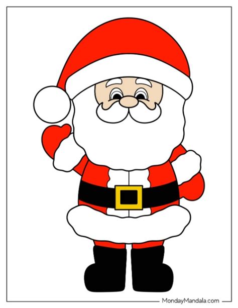 66 Santa Templates (Free PDF Printables)