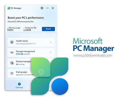 Microsoft PC Manager v3.8.10.0 - نرم افزار مدیریت و بهبود عملکرد سیستم