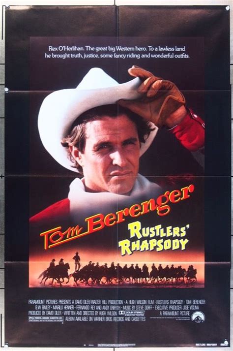 MovieArt Original Film Posters - RUSTLERS' RHAPSODY (1985) 2682, $25.00 ...