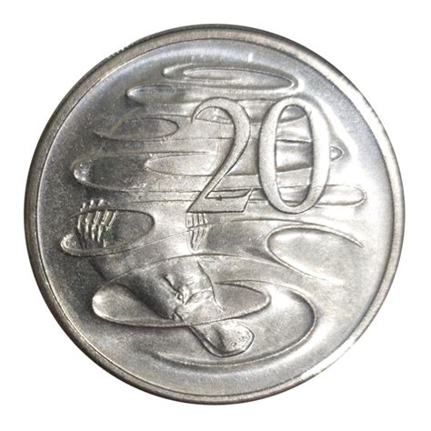 Australia 1981 'Three & a Half Claws’ variety 20c Cents EF Coin by Royal Canadian Mint