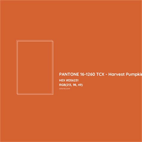 PANTONE 16-1260 TCX - Harvest Pumpkin Complementary or Opposite Color ...