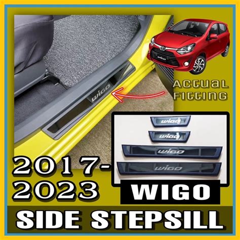 TOYOTA WIGO 2017-2023 SIDE STEPSILL (wigo accessories) | Shopee Philippines