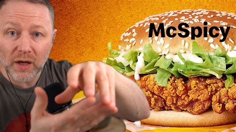 McDonald's McSpicy Review - YouTube