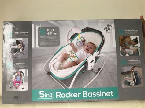 5 in 1 rocker bassinet - Blue - Gadgetly