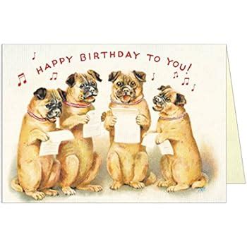 Amazon.com : Singing Dogs Happy Birthday Greeting Card : Office Products