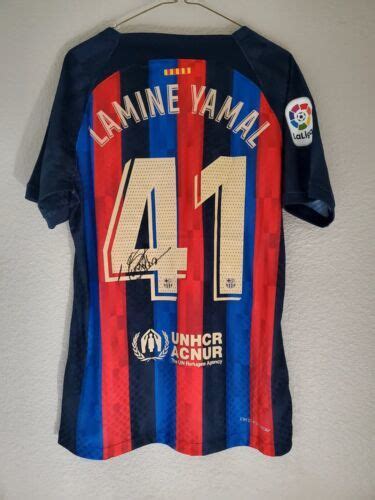 Lamine Yamal Signed FC Barcelona Signed Jersey with VIDEO PROOF ...