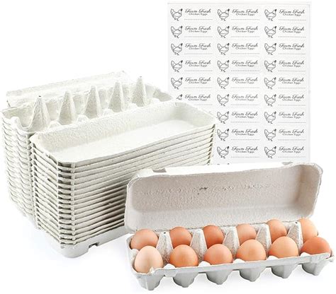 Poultry 18 Count Empty Styrofoam Egg Cartons Holds 360 Eggs Egg Cartons ...