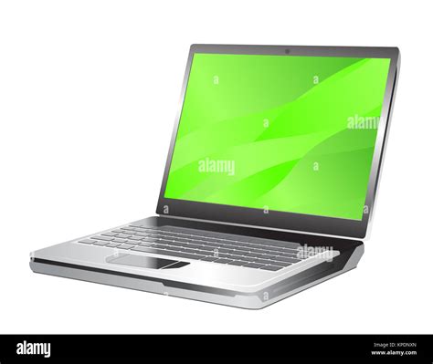 Laptop vector illustration Stock Photo - Alamy