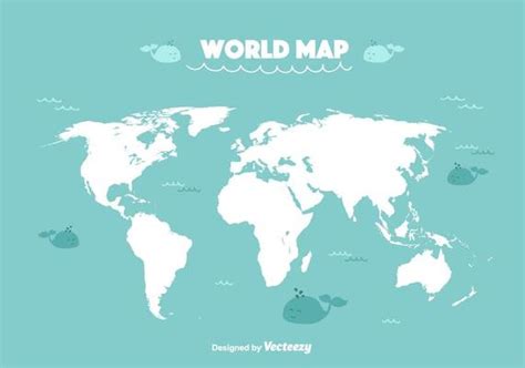 Kids World Map Vector Art, Icons, and Graphics for Free Download