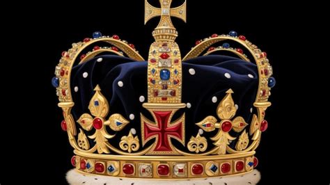 Premium AI Image | The crown of the king of england