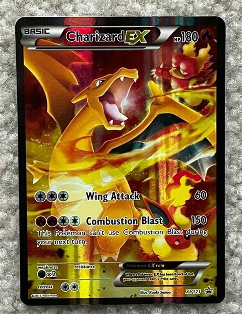 Mavin | FULL ART Charizard EX ULTRA RARE (Flareon Art) XY121 Black Star ...