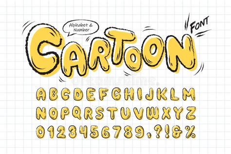 Comic cartoon font