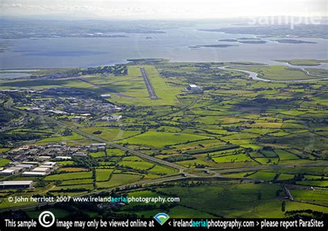 Aerial photo of Shannon Airport. Ireland's longest runway - long enough ...