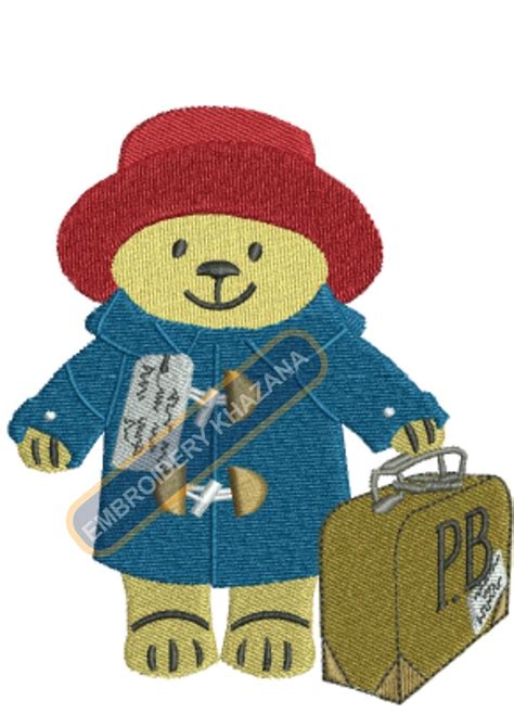 9+ Paddington Bear Machine Embroidery Designs - Lomejor Demaro Life