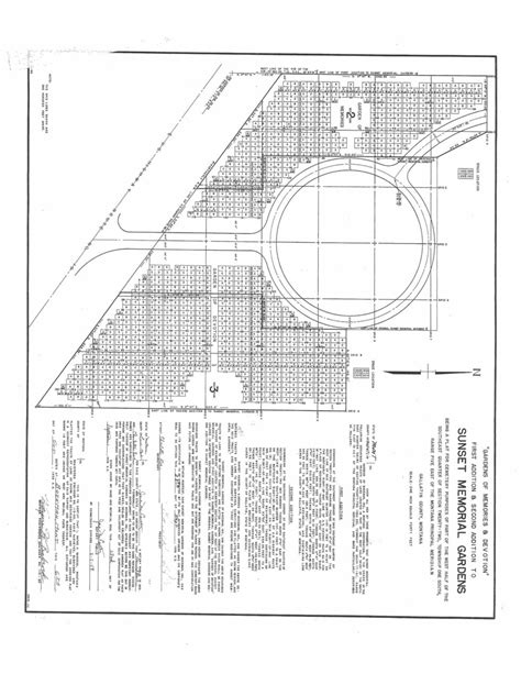 Cemetery Maps - Sunset Memorial Gardens