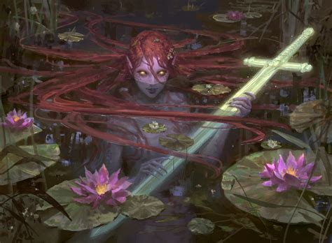 Emry, Lurker of the Loch MtG Art from Throne of Eldraine Set by Livia ...