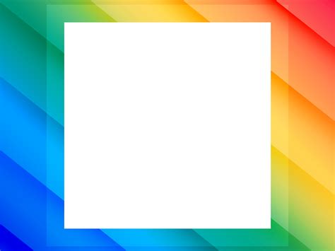 Colorful Border Backgrounds | Border & Frames, Multi-Color Templates ...