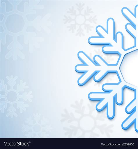 Abstract snowflake background Royalty Free Vector Image