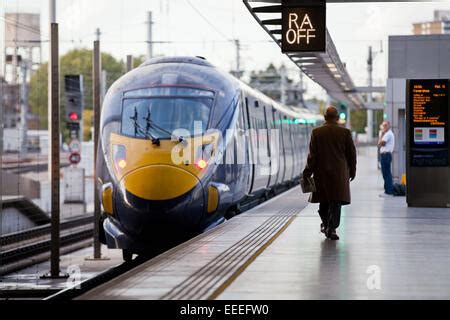 Class 395 Southeastern high speed train at the platform at St. Pancras International Stock Photo ...