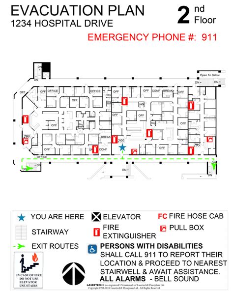 Emergency Evacuation Plans - Lasertech Floorplans