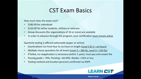 What to Expect on the CST Exam (Levels 2-3) - YouTube