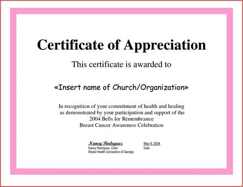 ️ Sample Certificate Of Appreciation Form Template ️ for Employee ...