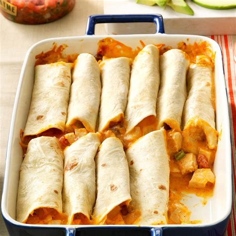 Chicken Burritos Recipe | Taste of Home