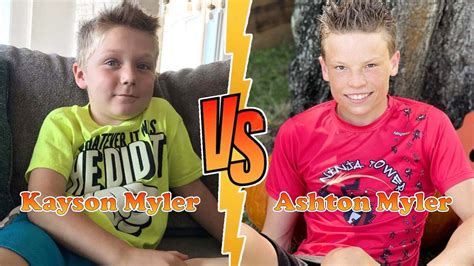 Ashton Myler Vs Kayson Myler (Ninja Kids Tv) Stunning Transformation ⭐ ...