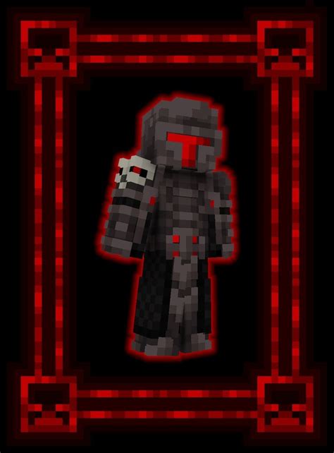 Netherite Chaos Knight Minecraft Skin Minecraft Mobs Mod, Armor Minecraft, Minecraft Building ...