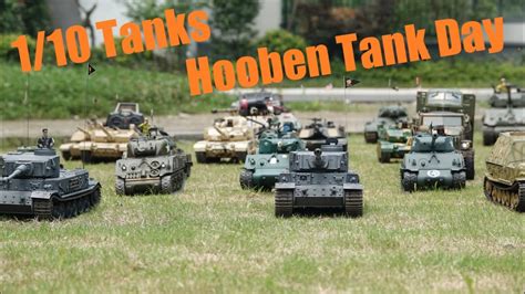 HOOBEN TANK DAY--1/10 RC TANKS - YouTube