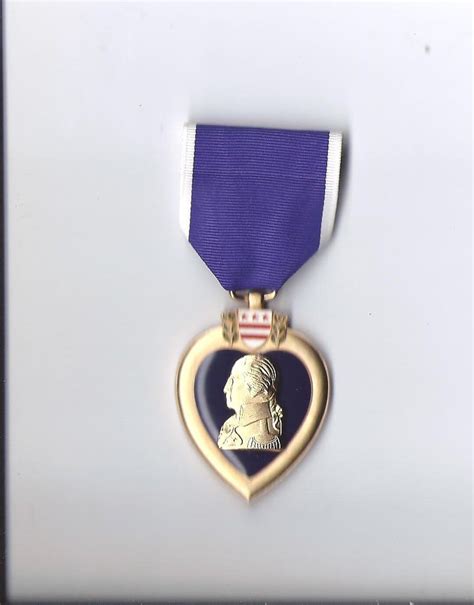 One Full Size Purple Heart Award Medal Showing George Washington - Etsy